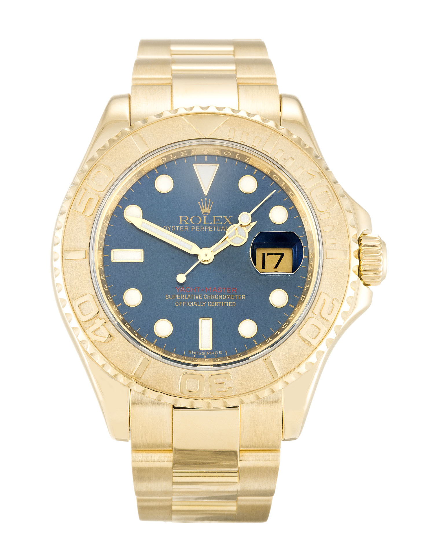 Rolex Yacht-Master Gold Blue 16628